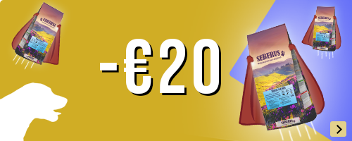 €20 korting op Seberus hondenvoer 